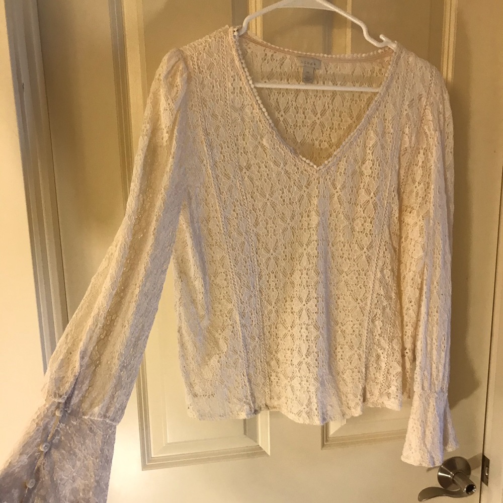 Lace Top by Hinge Size Medium